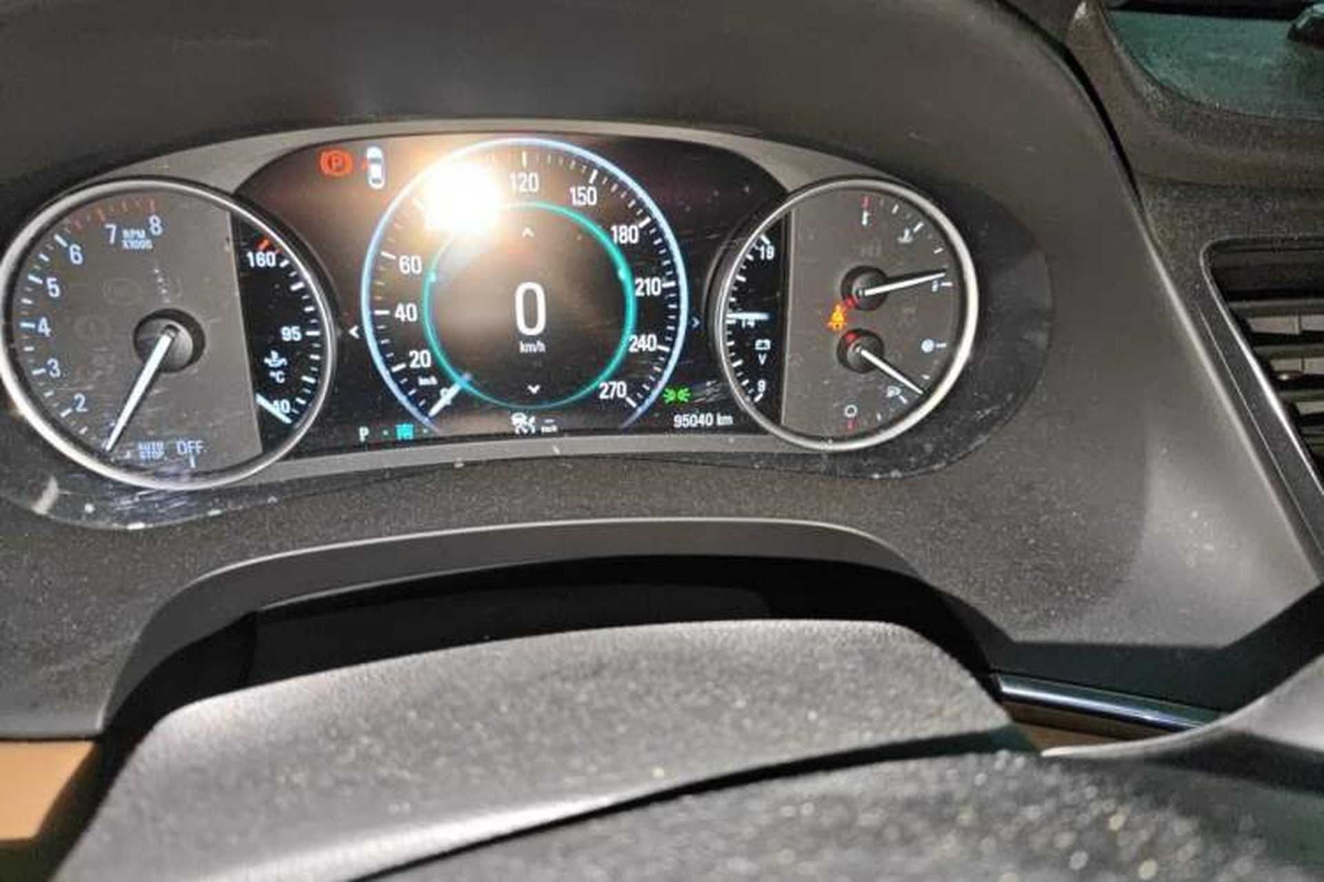 Used Buick LaCrosse 2016 20T Luxury Model Odometer Close Up