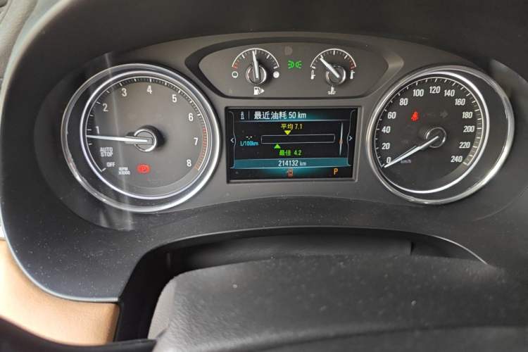 Used Buick LaCrosse 2016 20T Elite Edition Odometer Close Up