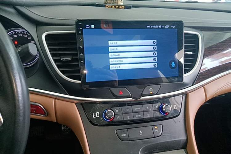 Used Buick LaCrosse 2016 28T Elite Model Audio And AC Panel