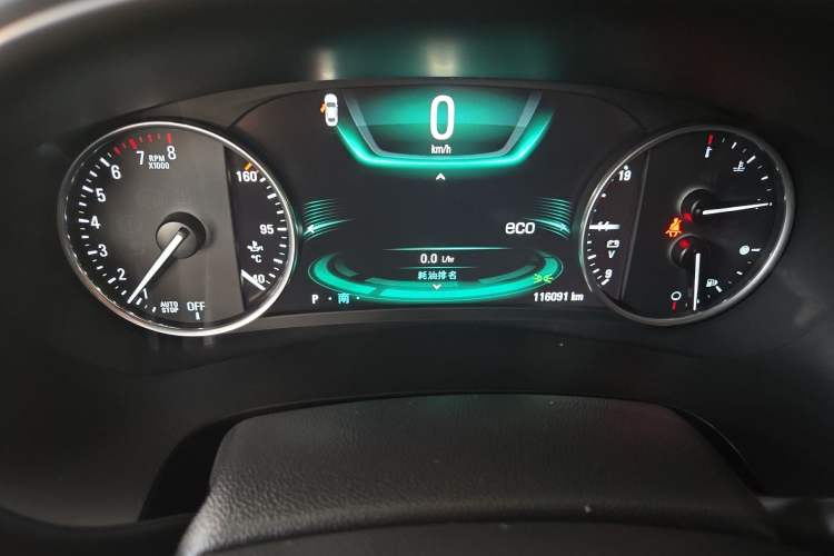 Used Buick LaCrosse 2016 20T Luxury Model Odometer Close Up