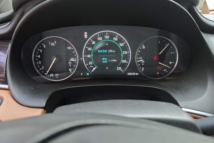 Used Buick LaCrosse 2016 20T Luxury Model Odometer Close Up