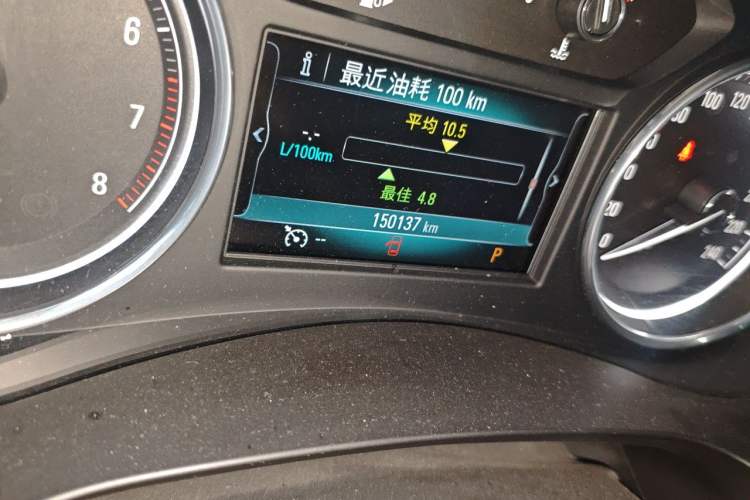 Used Buick LaCrosse 2016 20T Elite Edition Odometer Close Up