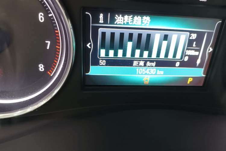 Used Buick LaCrosse 2016 Revised Version 28T Elite Edition Odometer Close Up
