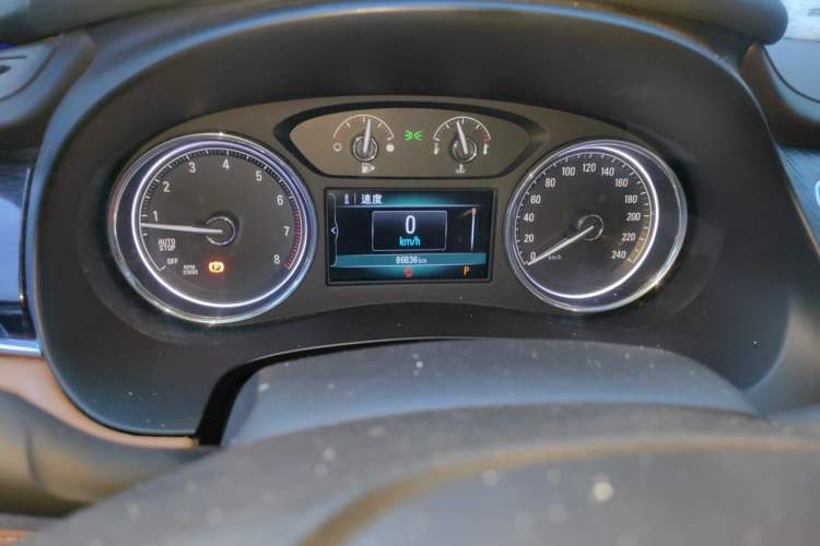 Used Buick LaCrosse 2016 20T Elite Edition Odometer Close Up