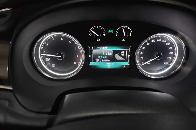 Used Buick LaCrosse 2018 20T Elite Edition Odometer Close Up
