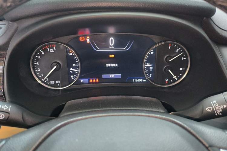Used Buick LaCrosse 2019 28T Prestige Model Odometer Close Up