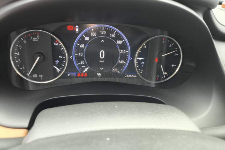 Used Buick LaCrosse 2019 28T Prestige Model Odometer Close Up