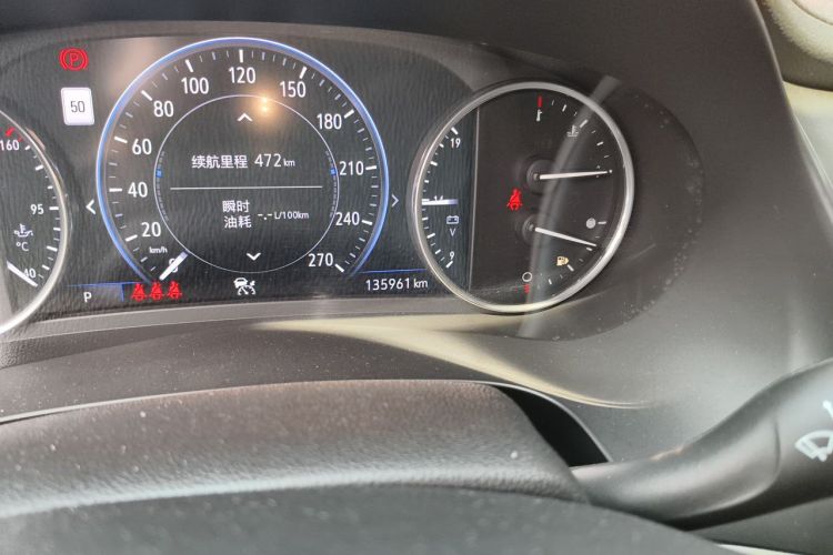 Used Buick LaCrosse 2019 28T Prestige Model Odometer Close Up