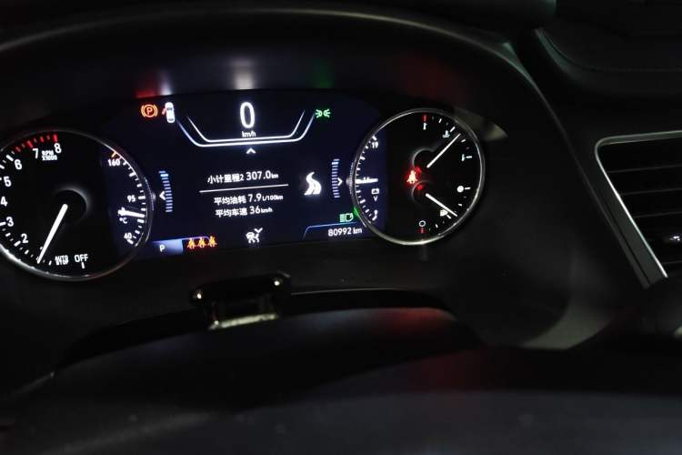 Used Buick LaCrosse 2019 28T Prestige Model Odometer Close Up