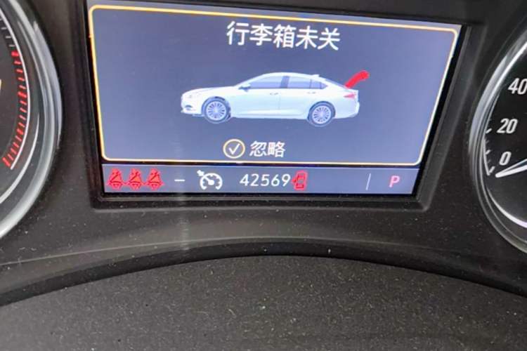 Used Buick LaCrosse 2020 652T Luxury Version Odometer Close Up