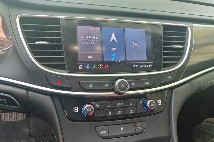 Used Buick LaCrosse 2021 652T Luxury Model Audio And AC Panel