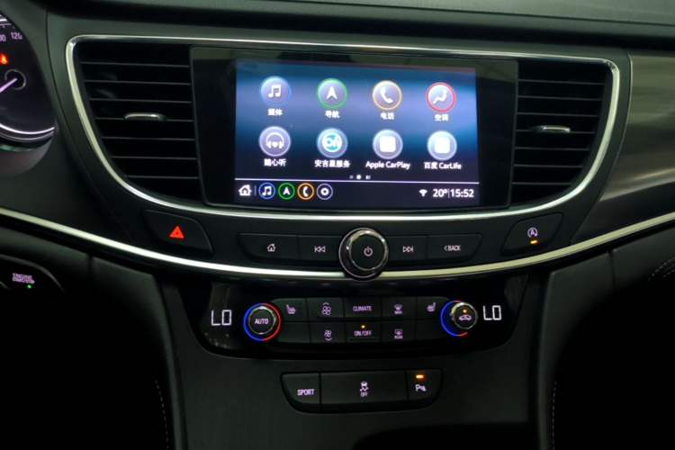 Used Buick LaCrosse 2021 652T Luxury Model Audio And AC Panel