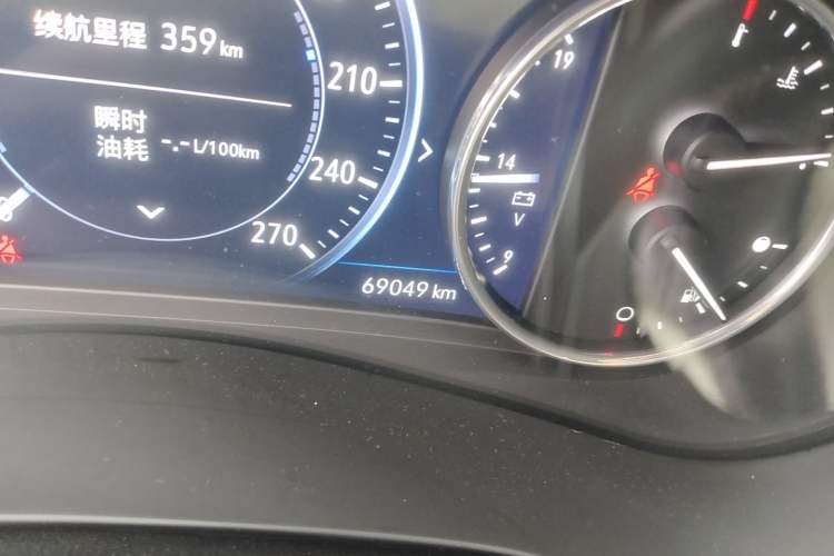 Used Buick LaCrosse 2021 652T Premium Edition Odometer Close Up