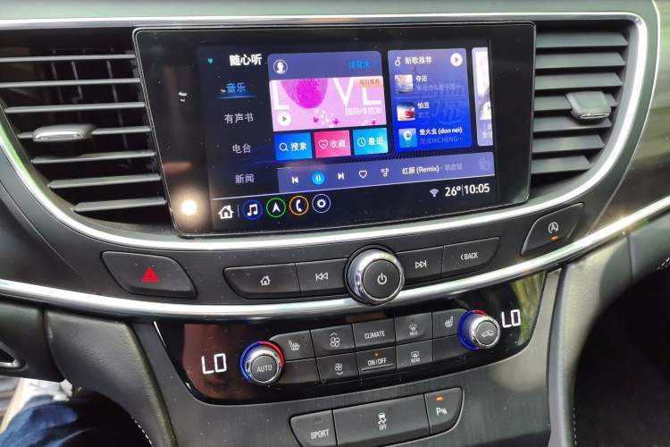 Used Buick LaCrosse 2021 652T Luxury Model Audio And AC Panel