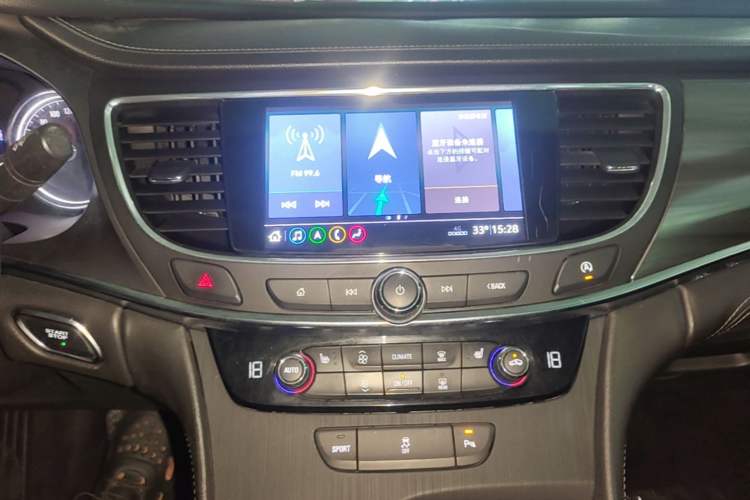 Used Buick LaCrosse 2021 652T Luxury Model Audio And AC Panel