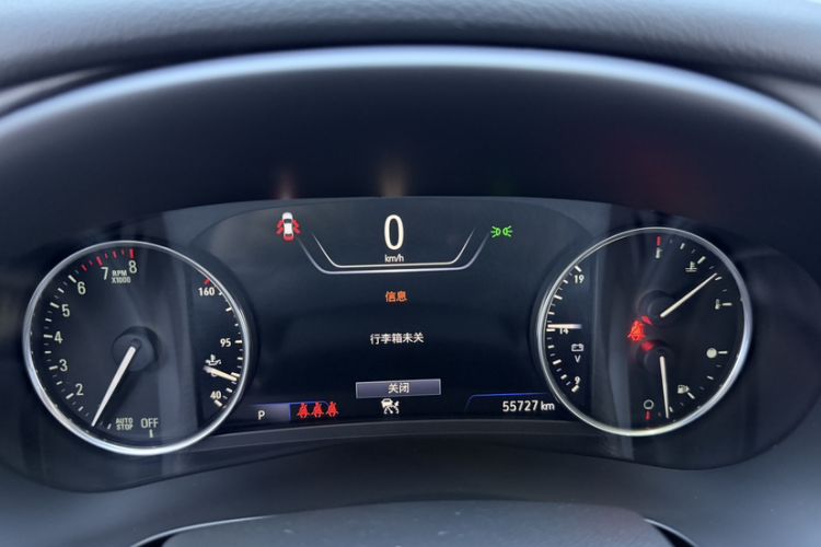 Used Buick LaCrosse 2022 Avenir Avia First Edition Odometer Close Up
