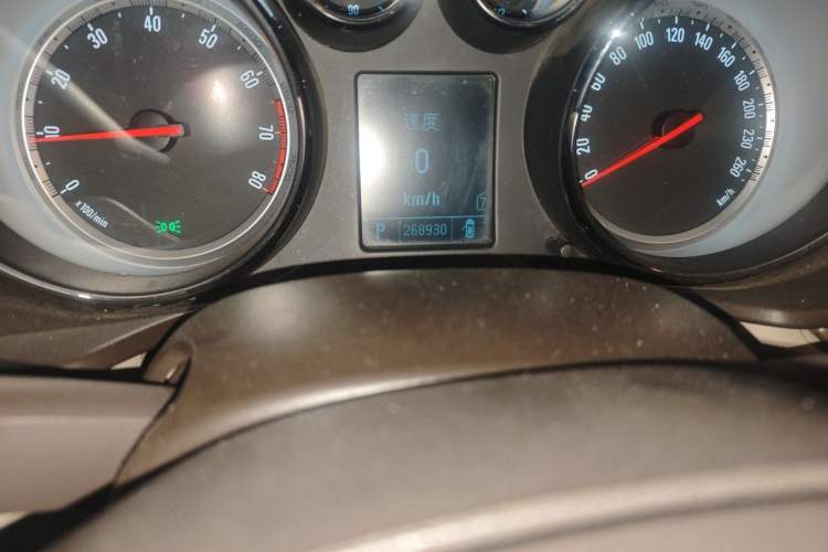 Used Buick Regal 2009 2.0L Elite Edition Odometer Close Up
