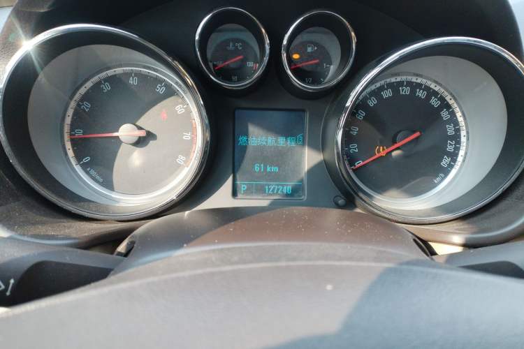 Used Buick Regal 2009 2.0L Elite Edition Odometer Close Up