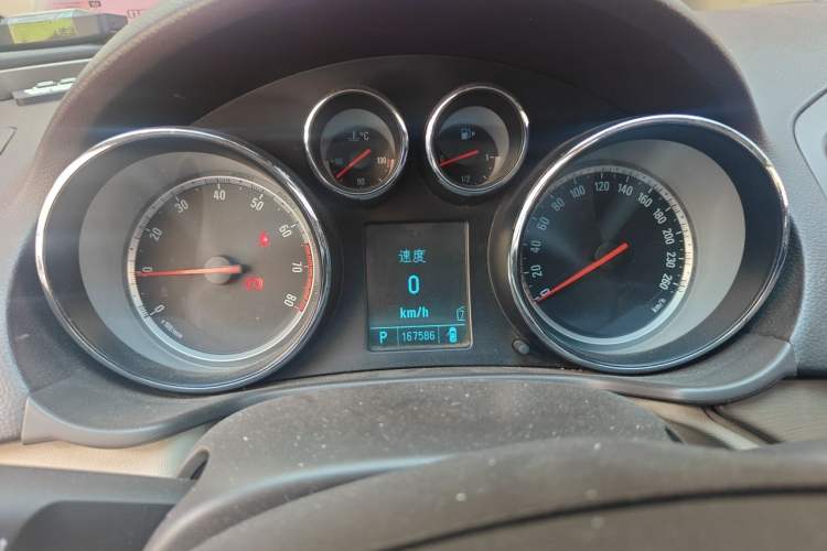 Used Buick Regal 2010 2.0L Expo Edition Odometer Close Up