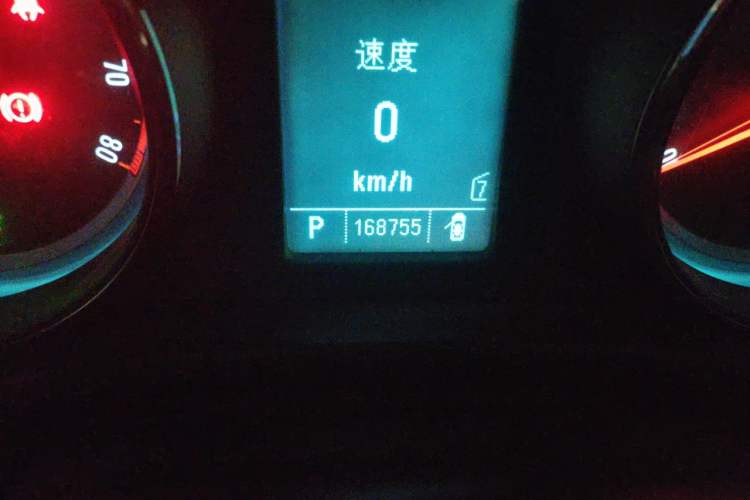 Used Buick Regal 2010 2.0L Expo Edition Odometer Close Up