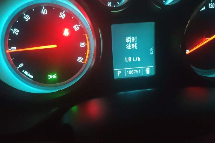 Used Buick Regal 2010 2.0L Expo Edition Odometer Close Up