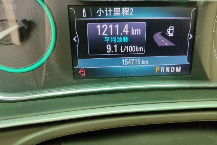 Used Buick Regal 2014 2.4L SIDI Elite Fashion Edition Odometer Close Up