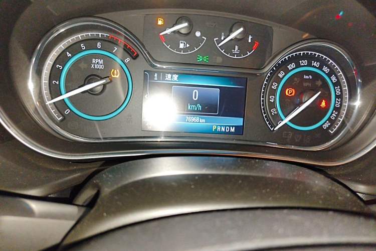 Used Buick Regal 2014 GS 2.0T Grand Sport Edition Odometer Close Up