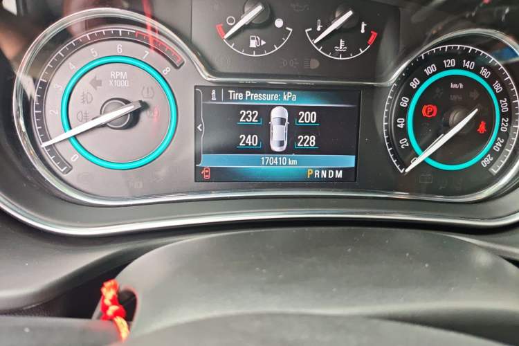 Used Buick Regal 2014 GS 2.0T Grand Sport Edition Odometer Close Up