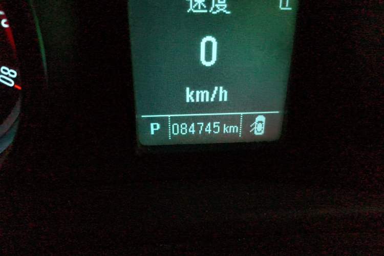 Used Buick Regal 2014 1.6T Fashionable Tech Edition Odometer Close Up