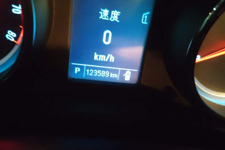 Used Buick Regal 2014 1.6T Fashionable Tech Edition Odometer Close Up