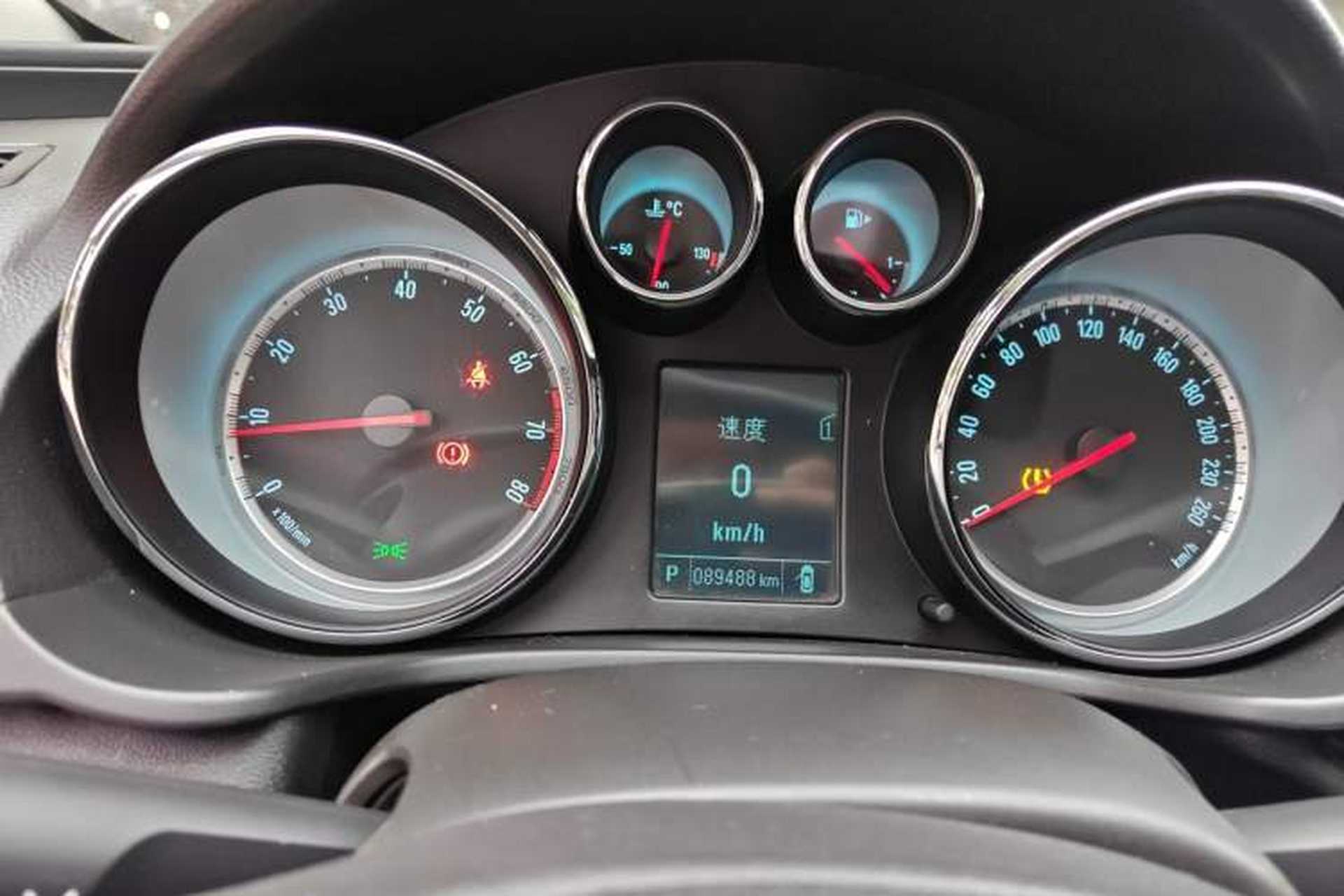Used Buick Regal 2015 1.6T Leading Technology Model Instrument Cluster