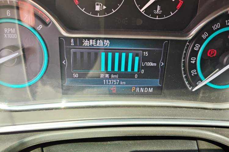 Used Buick Regal 2015 GS 2.0T Grand Sport Edition Odometer Close Up