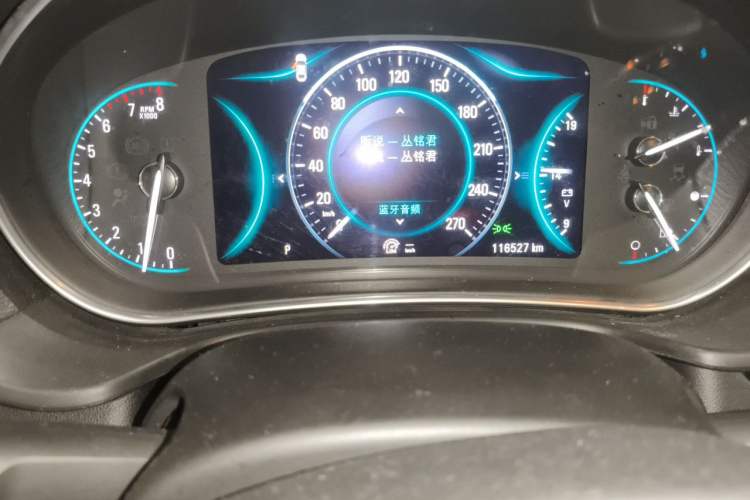Used Buick Regal 2015 1.6T Elite Tech Model Odometer Close Up