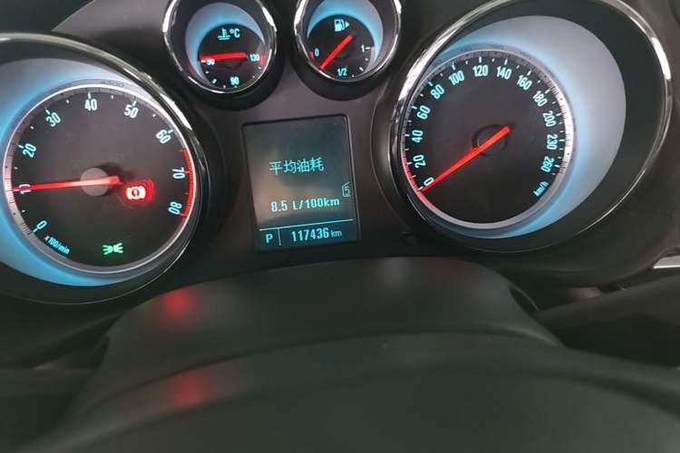 Used Buick Regal 2015 2.0L Leading Fashion Edition Odometer Close Up
