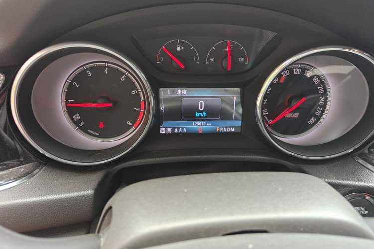 Used Buick Regal 2017 GS 28T Luxury Model Odometer Close Up