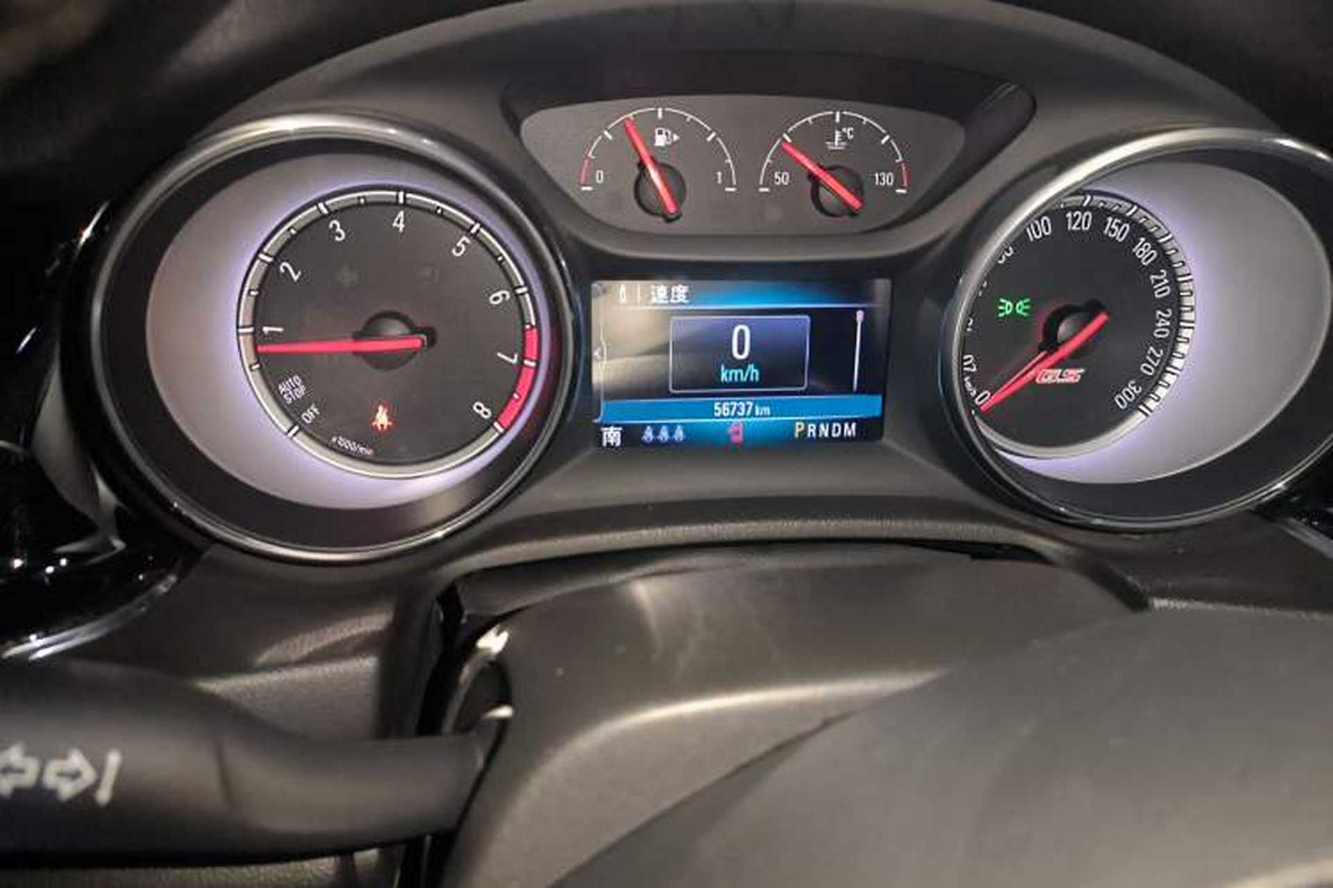 Used Buick Regal 2017 GS 28T Luxury Model Odometer Close Up