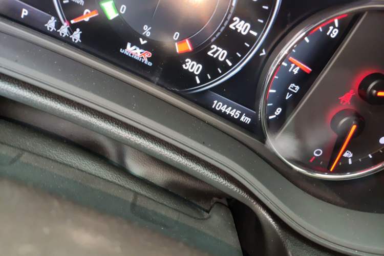 Used Buick Regal 2017 GS 28T Prestige Model Odometer Close Up