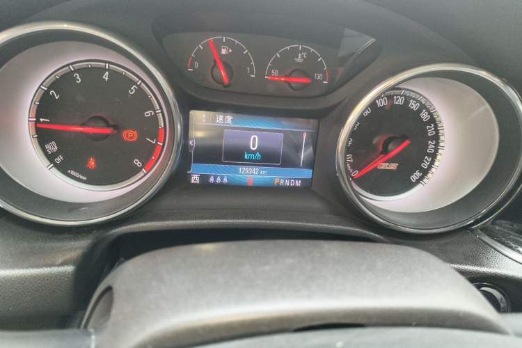 Used Buick Regal 2017 GS 28T Luxury Model Odometer Close Up