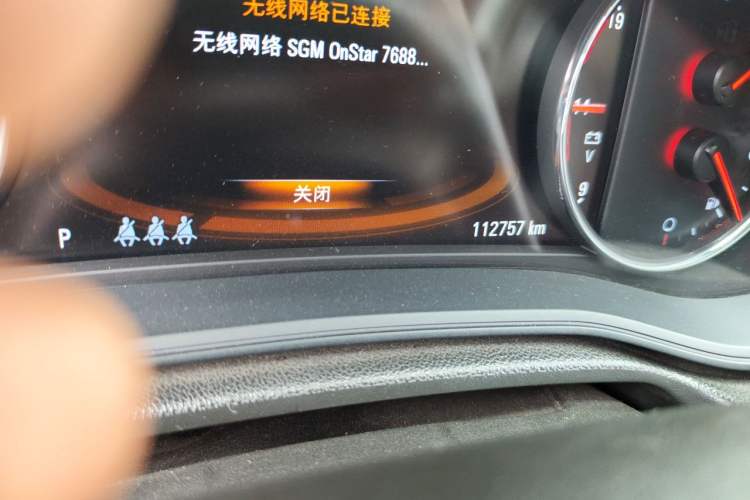 Used Buick Regal 2017 GS 28T Prestige Model Odometer Close Up