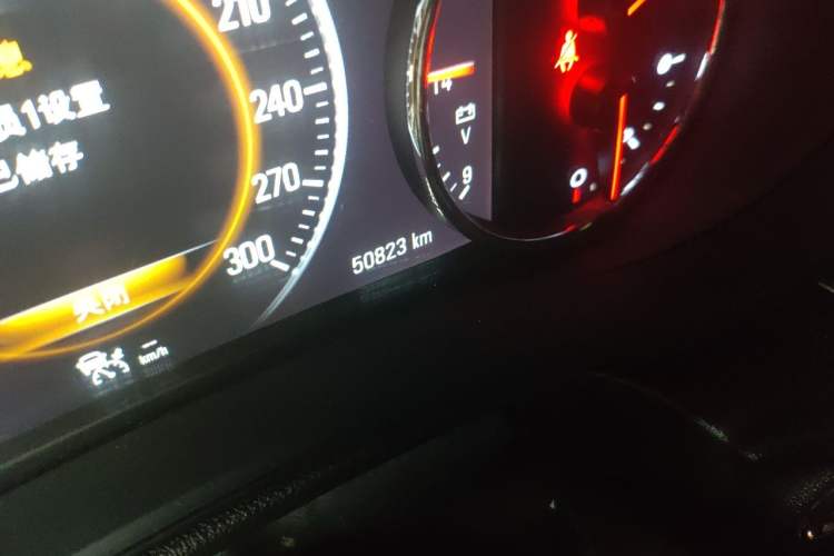 Used Buick Regal 2017 GS 28T Prestige Model Odometer Close Up