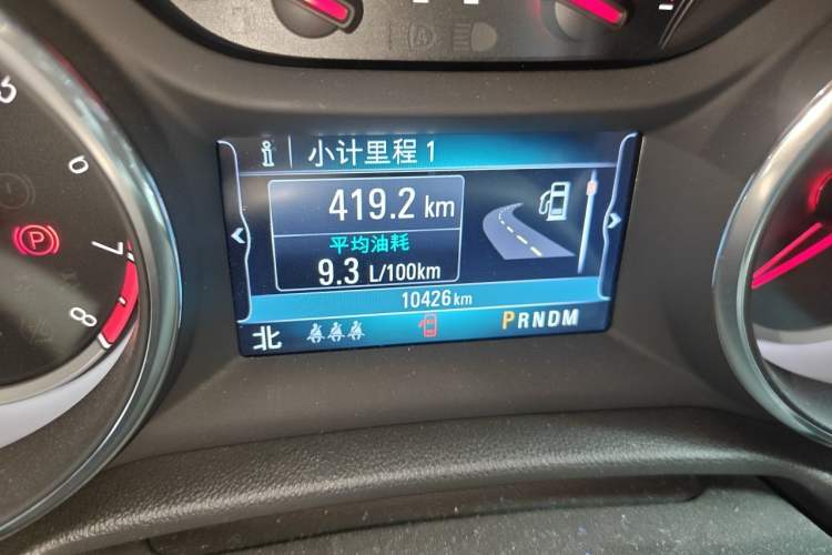 Used Buick Regal 2017 20T Luxury Model Odometer Close Up