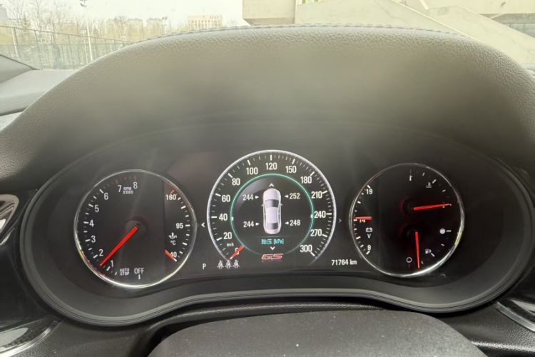 Used Buick Regal 2017 GS 28T Prestige Model Odometer Close Up