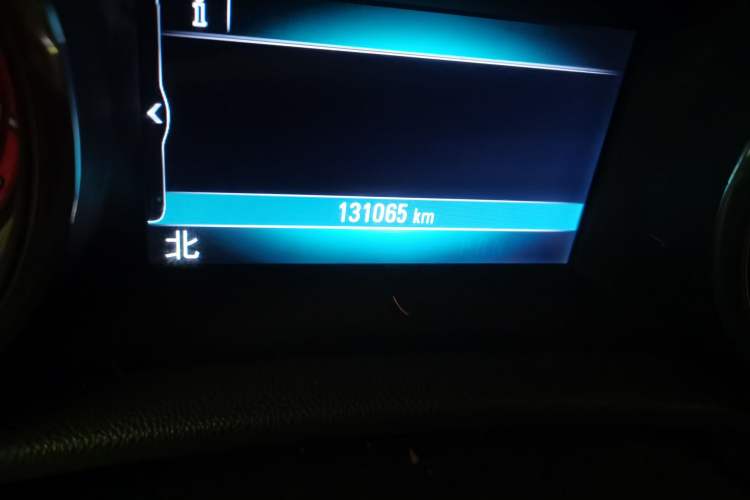 Used Buick Regal 2017 20T Luxury Model Odometer Close Up