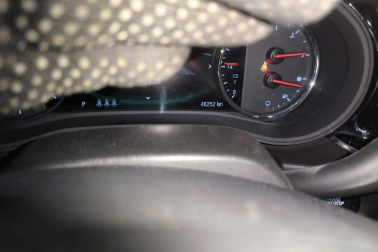 Used Buick Regal 2017 28T Luxury Edition Odometer Close Up