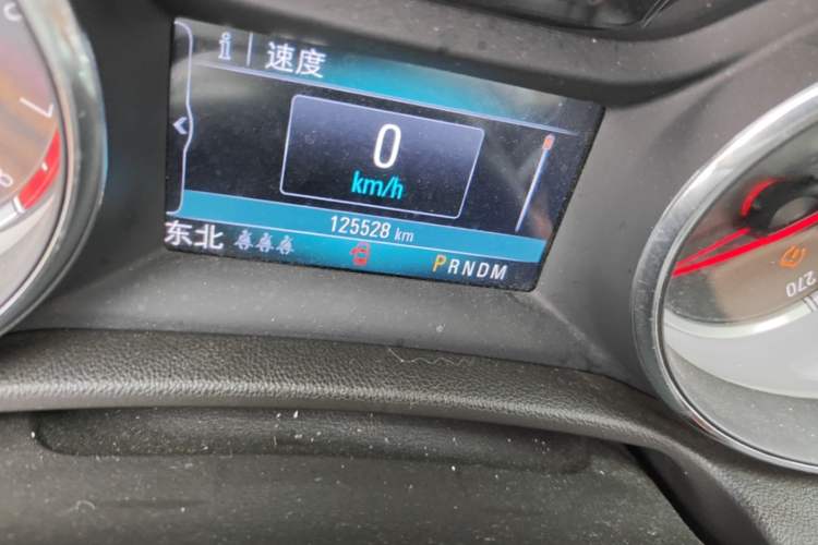 Used Buick Regal 2017 20T Elite Edition Odometer Close Up