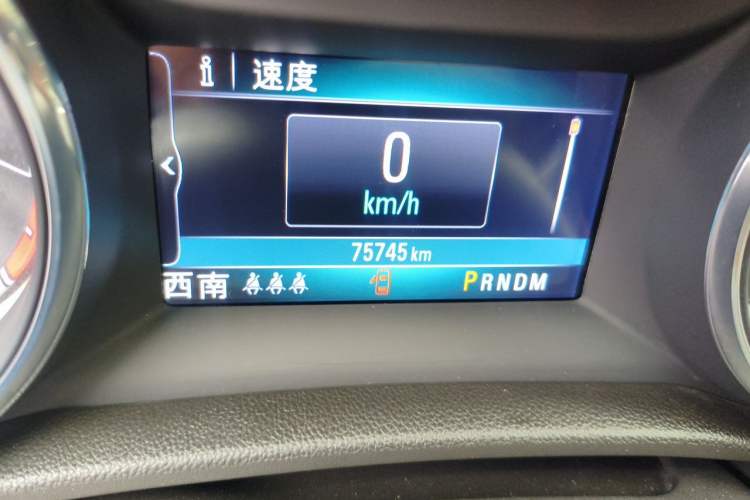 Used Buick Regal 2019 20T Elite Version China VI Standard Odometer Close Up