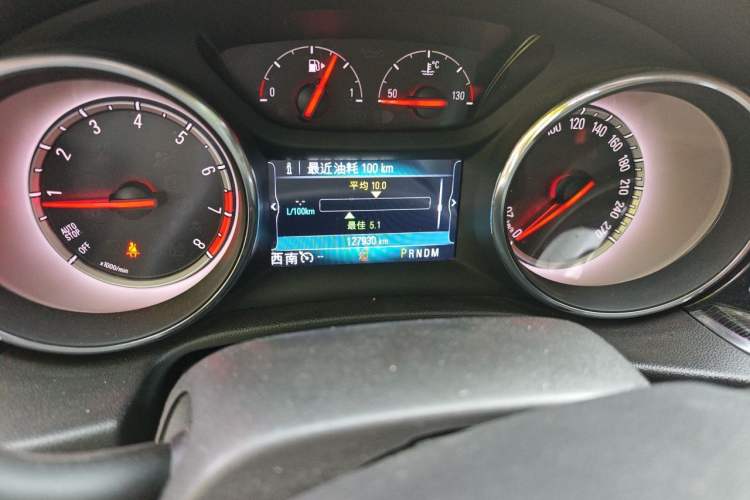 Used Buick Regal 2019 20T Elite Version China VI Standard Odometer Close Up
