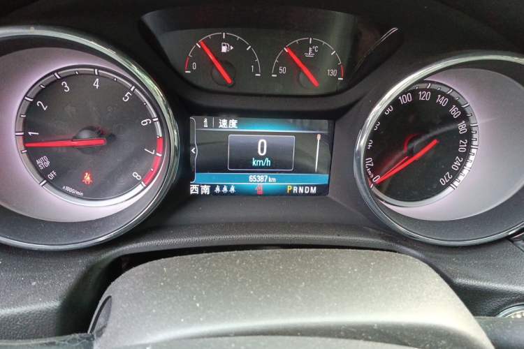 Used Buick Regal 2019 20T Elite Version China VI Standard Odometer Close Up