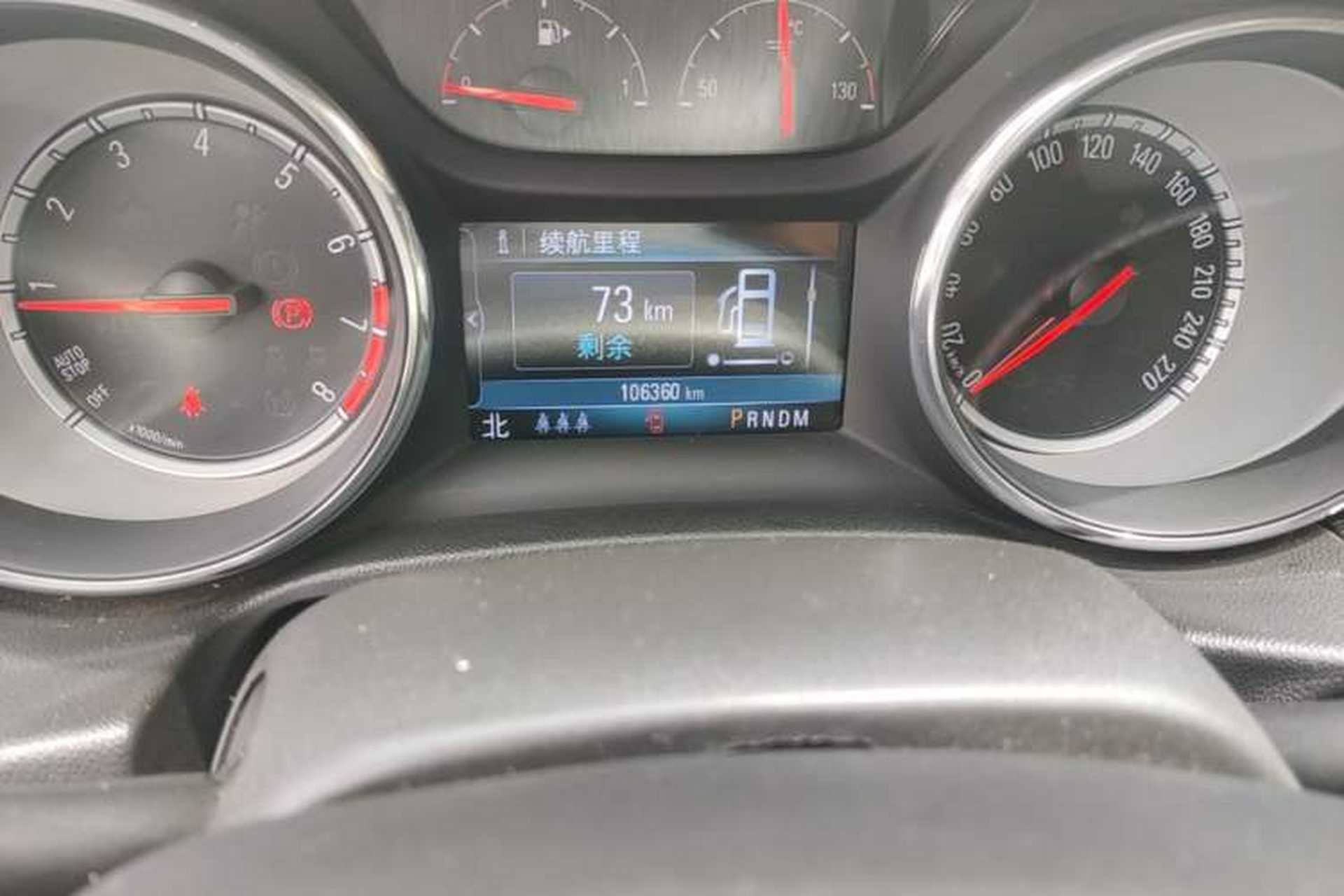 Used Buick Regal 2019 20T Elite Version China VI Standard Odometer Close Up