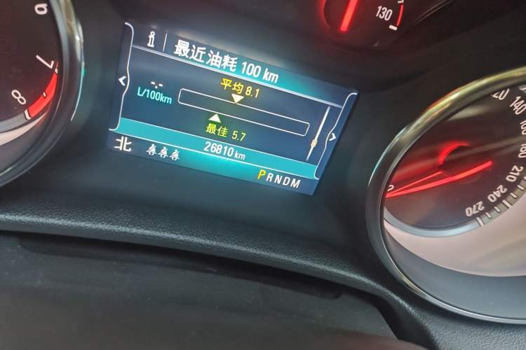 Used Buick Regal 2019 20T Elite Version China VI Standard Odometer Close Up